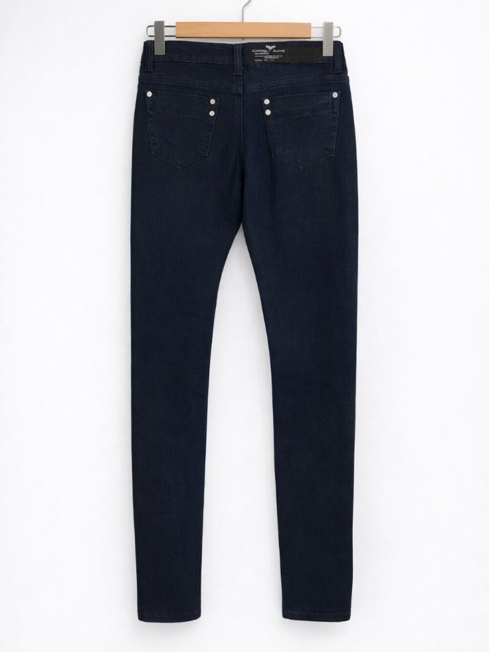 New Dark Blue Wash Carreli Jeans • Skinny Straight Stretch • NWT Size 27 - Picture 3 of 11